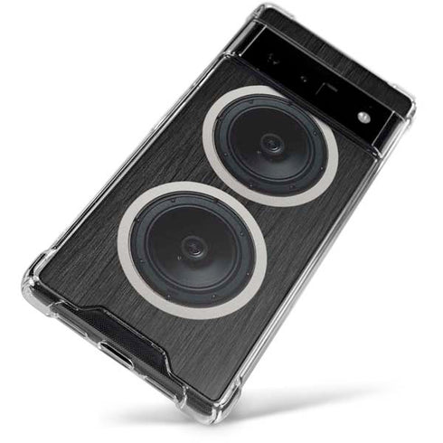 Boom Box Speakers Google Pixel 6 Clear Case